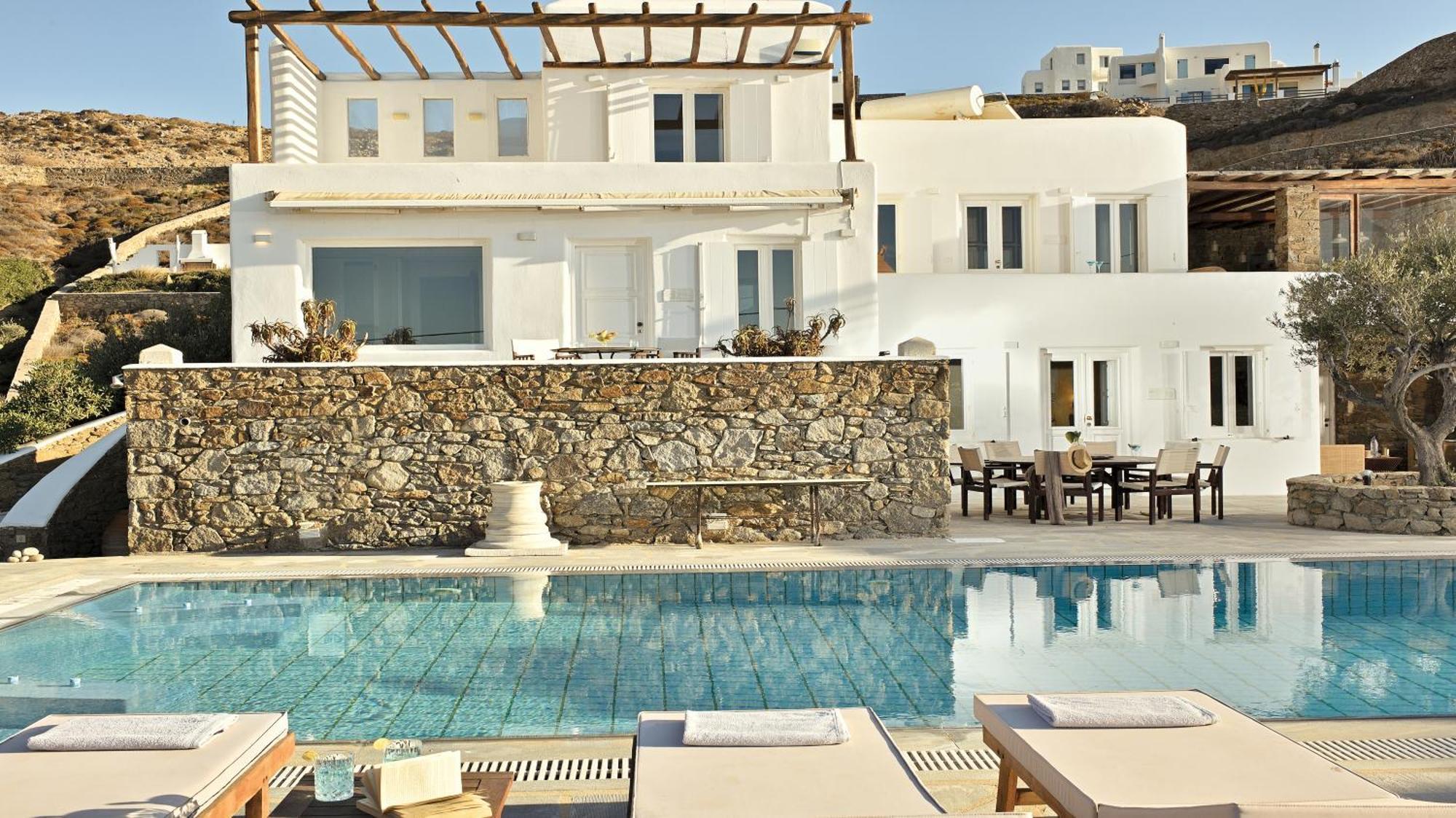 Villa Galaxy Ftelia Beach Esterno foto
