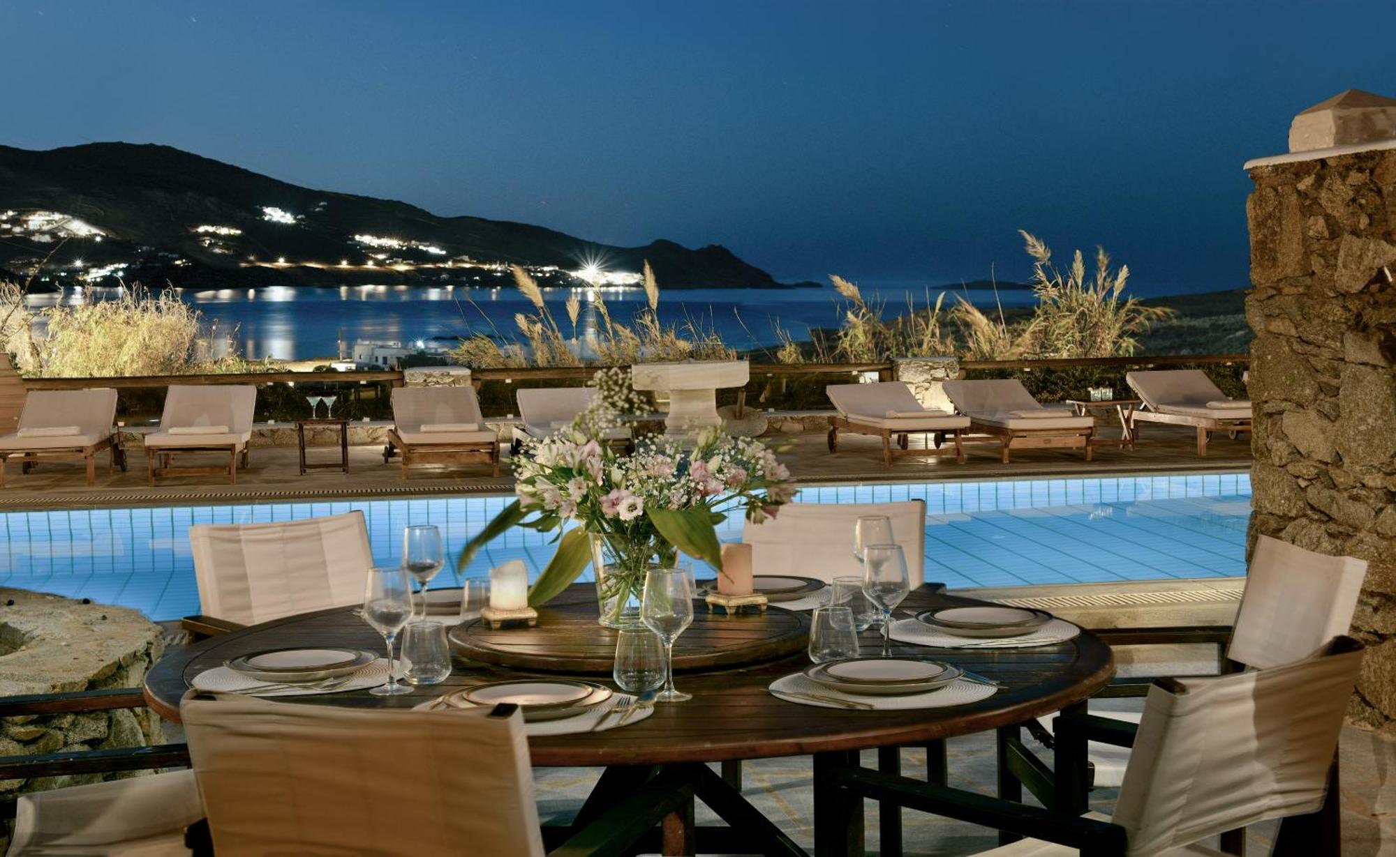 Villa Galaxy Ftelia Beach Esterno foto